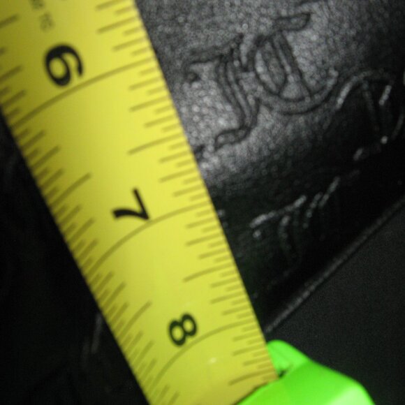 NWT Juicy Couture Licorice Black Fame Satchel Crossbody - Picture 9 of 13